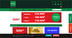 Desktop Screenshot of admin.loterija.si