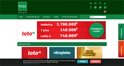 Desktop Screenshot of lytee.loterija.si